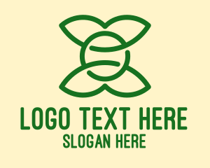 Simple Eco Friendly Leaves  Logo