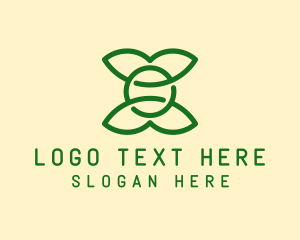 Green - Simple Eco Friendly Leaves logo design