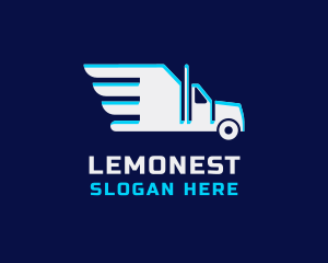 Courier - Courier Delivery Truck logo design
