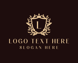 Restaurant - Fashion Crown Shield logo design