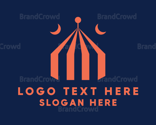 Carnival Circus Tent Logo