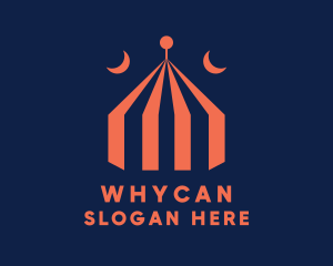 Playground - Carnival Circus Tent logo design