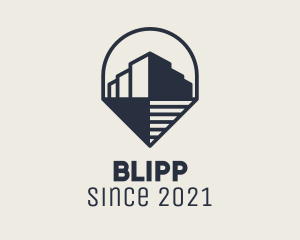 Office - Metropolis Building GPS logo design
