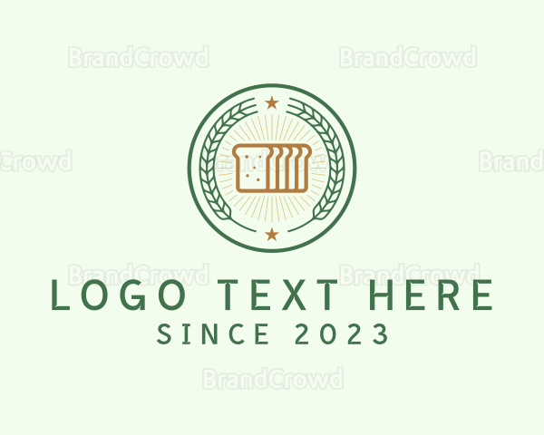 Baked Loaf Badge Logo