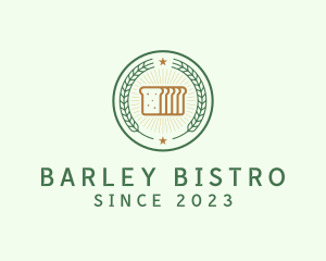 Barley - Baked Loaf Badge logo design