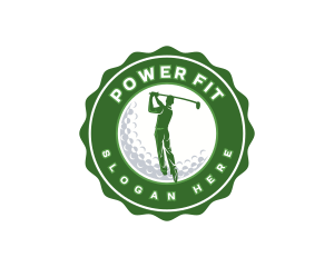 Athlete - Golfer Athlete Tournament logo design