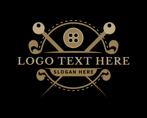 Clothes - Tailor Needle Sewing logo design