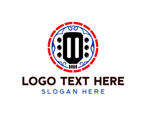 Sing - Guitar Acoustic Jazz logo design