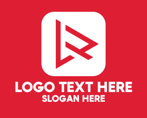 Vlog - Video Mobile App logo design