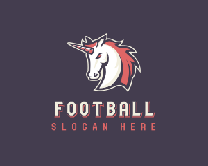 Unicorn Stallion Horse Logo