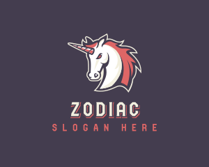 Unicorn - Unicorn Stallion Horse logo design