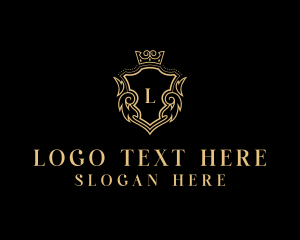 Hotel - Royal Crown Shield logo design