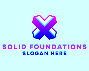 Influencer - Modern Gaming Letter X logo design