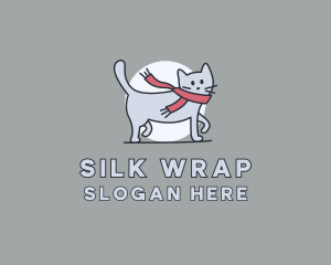 Scarf - Scarf Pet Cat logo design