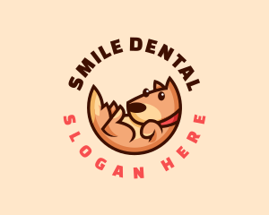 Shelter - Cute Dog Puppy logo design