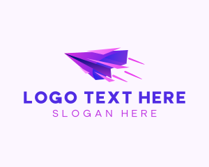 Airport - Fast Paper Plane logo design