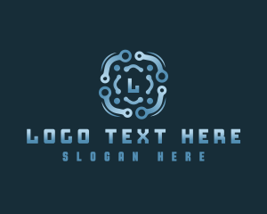 Tech - Data Technology Software logo design