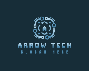 Data Technology Software logo design