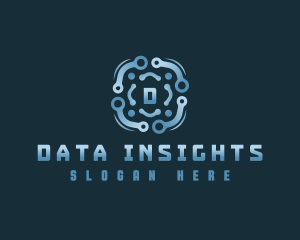 Data Technology Software logo design