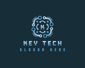 Data Technology Software logo design