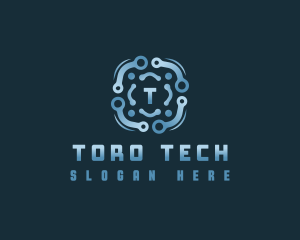 Data Technology Software logo design