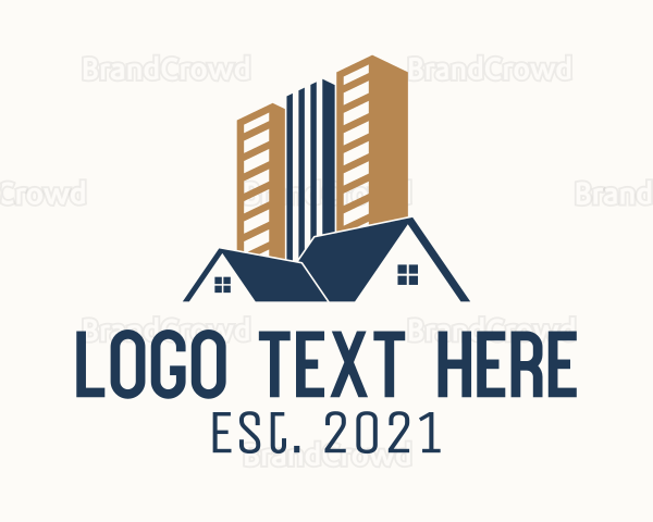 Home Building Real Estate Logo