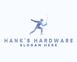 Athletic Sports Sword Logo