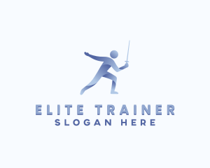 Athletic Sports Sword logo design