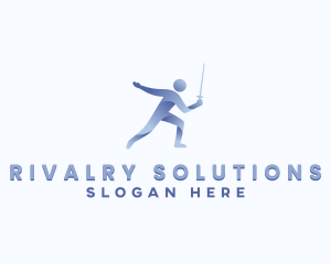 Competition - Athletic Fencing Competition logo design