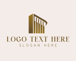 Luxury Hotel Building logo design