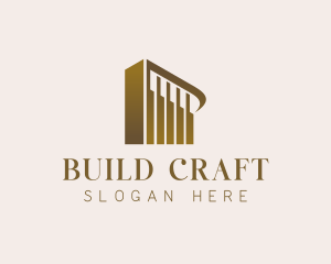 Luxury Hotel Building logo design