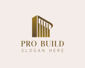 Luxury Hotel Building logo design