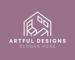 Home Furniture Interior Design logo design