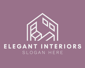 Home Furniture Interior Design logo design