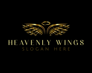 Angelic Flying Wings logo design