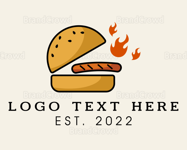 Spicy Beef Burger Logo