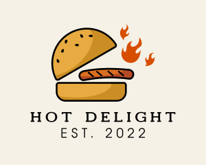 Spicy Beef Burger  logo design