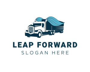 Forwarding Truck Logistics logo design