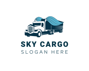 Forwarding Truck Logistics logo design