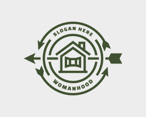 Condo - House Arrow Real Estate logo design