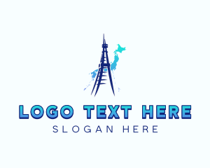 Antenna - Japan Architectural Tower logo design