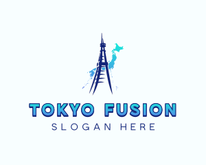 Japan Architectural Tower logo design