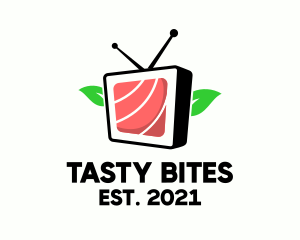 Delicatessen - Sushi Food Television logo design