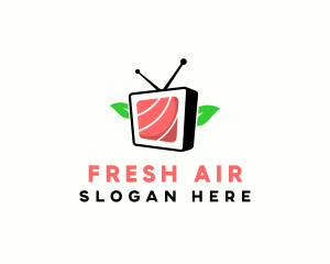 Sushi Food Television  logo design