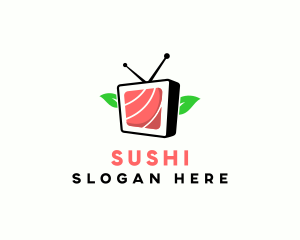 Sushi Food Television  logo design