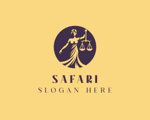 Attorney Woman Justice Logo