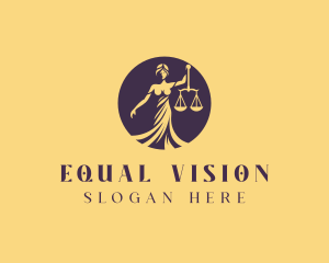 Equality - Attorney Woman Justice logo design