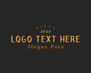 Hipster Shop Business logo design