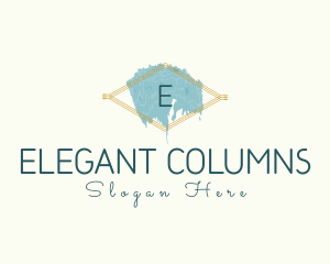 Elegant Cosmetic Watercolor logo design