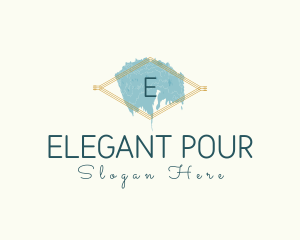 Elegant Cosmetic Watercolor logo design